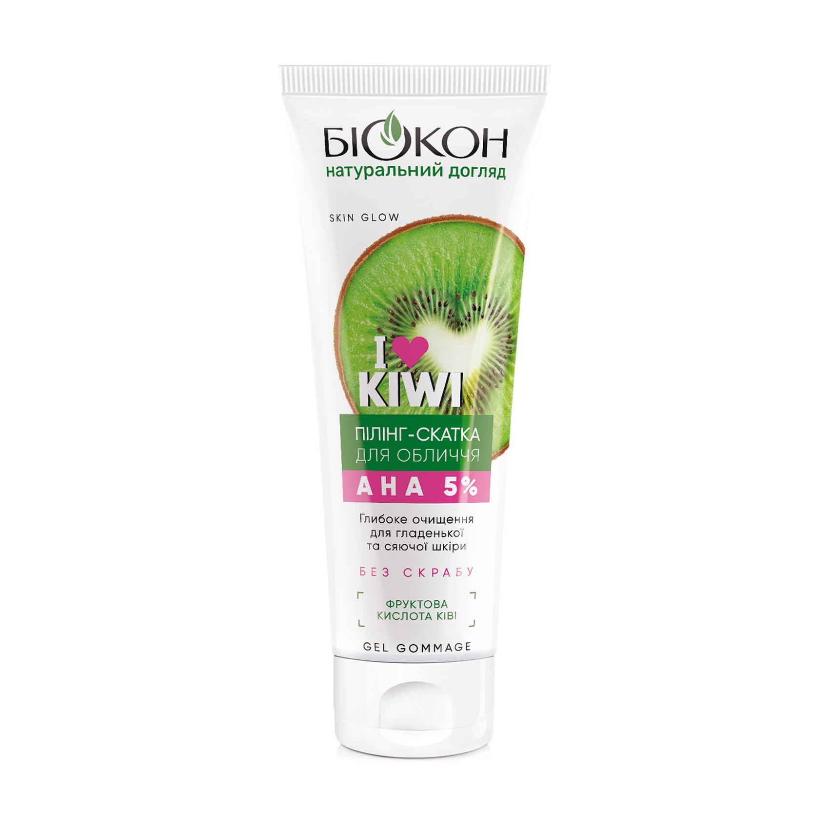 Пілінг-скатка для обличчя Біокон I Love Kiwi, 75 мл